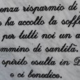 Come comunicato si è svolta domenica pomeriggio la  S.S. Messa che ha fatto scoprire la nuova sepoltura di Padre Passamonte accanto a quella di Padre Sampognaro. Dopo tutti i discordi sulla realizzazione della nuova sepoltura ed...