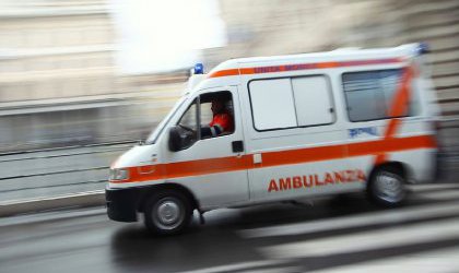 4 ambulanze sul posto
