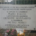 Ieri mattina a Palermo si è svolta la cerimonia commmorativa del capitano dei carabinieri Mario D’Aleo, dell’ appuntato Giuseppe Bommarito e del carabiniere Pietro Morici, assassinati trentadue anni fa in nell’agguato mafioso di...