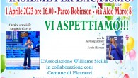 Giorno 1 Aprile alle 16:00 al Parco Robinson Ficarazzi 