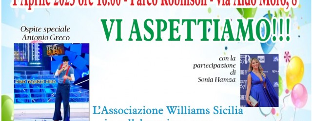 Giorno 1 Aprile alle 16:00 al Parco Robinson Ficarazzi 
