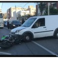 Via Messina Marine scontro tra furgone e moto…. Traffico in tilt Colonne di auto fino a Ficarazzi