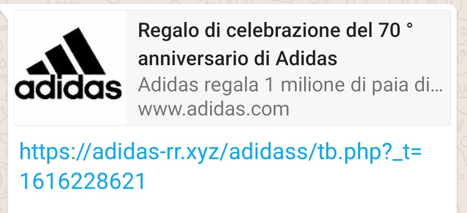 piel Kosciuszko Personal FICARAZZI BLOG – Il Paese a portata di click! :. » Adidas regala scarpe?  Attenzione alla truffa