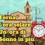 Torna l'ora solare