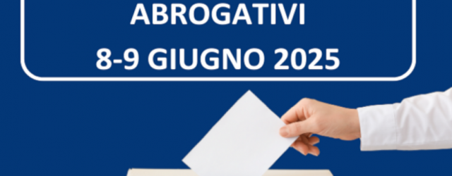 referendum popolari nei giorni 8 e 9 giugno 2025
