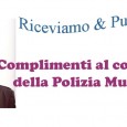 Riceviamo & Pubblichiamo i complimenti di un nostro fan al comandante della Polizia Municipale Pietro Bevilacqua.