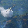 Impegnati due canadair e due elicotteri